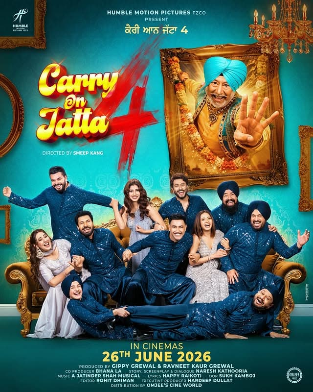 Carry on Jatta 4 official movie poster